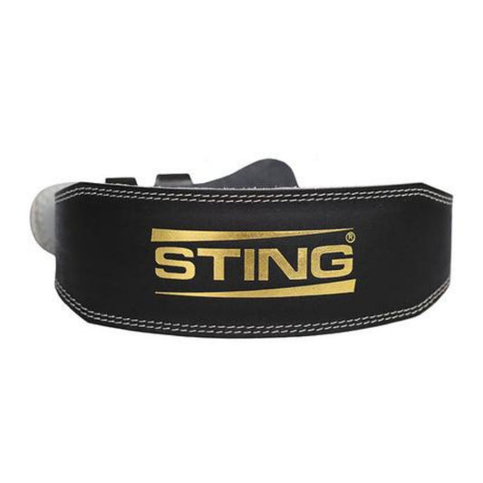 Sting Sports - Eco Leather Lifting Belt 4inch - Training Accessories - S - Cave Sports Nutrition