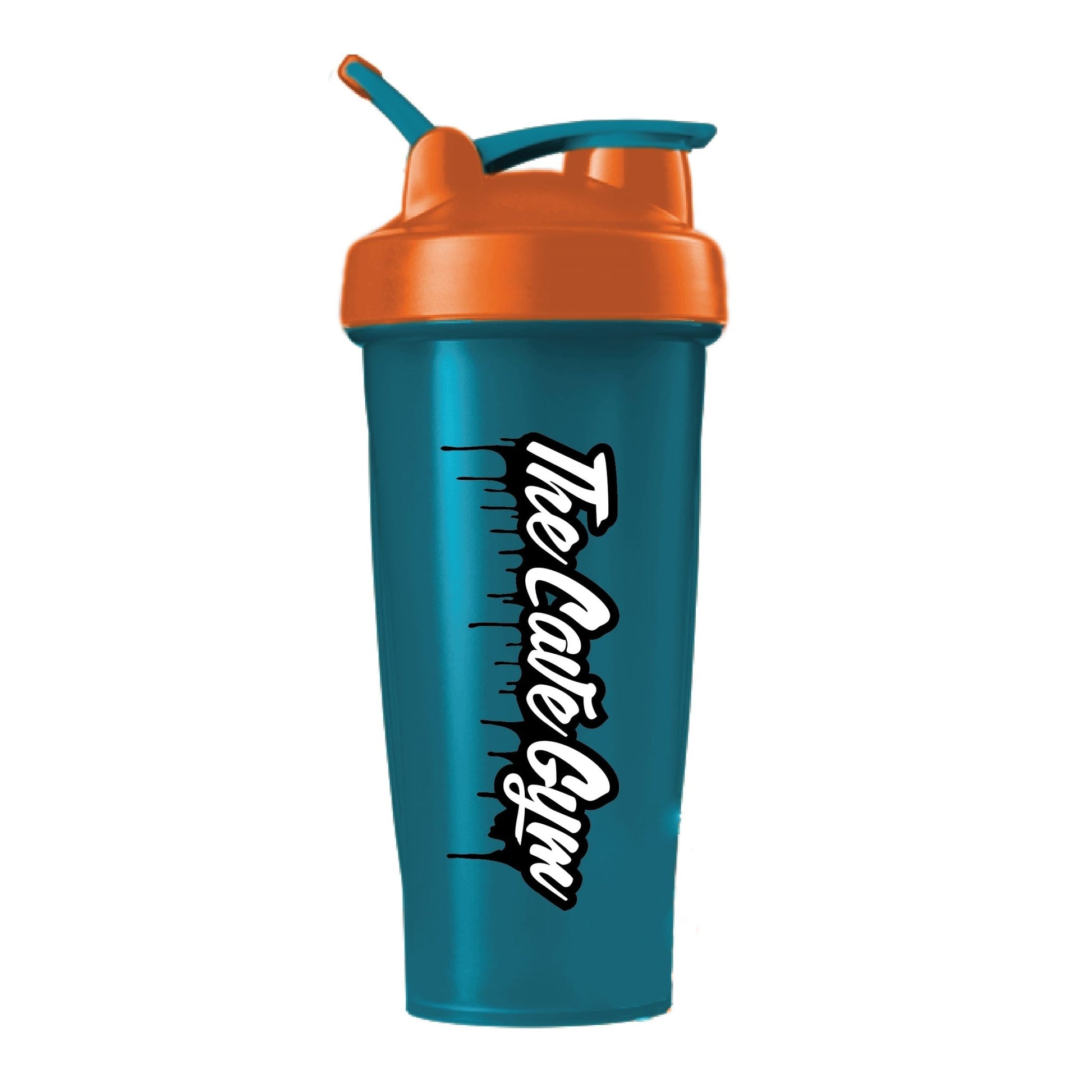 The Cave Gym - Shaker - Merchandise - Teal/Orange - Cave Sports Nutrition