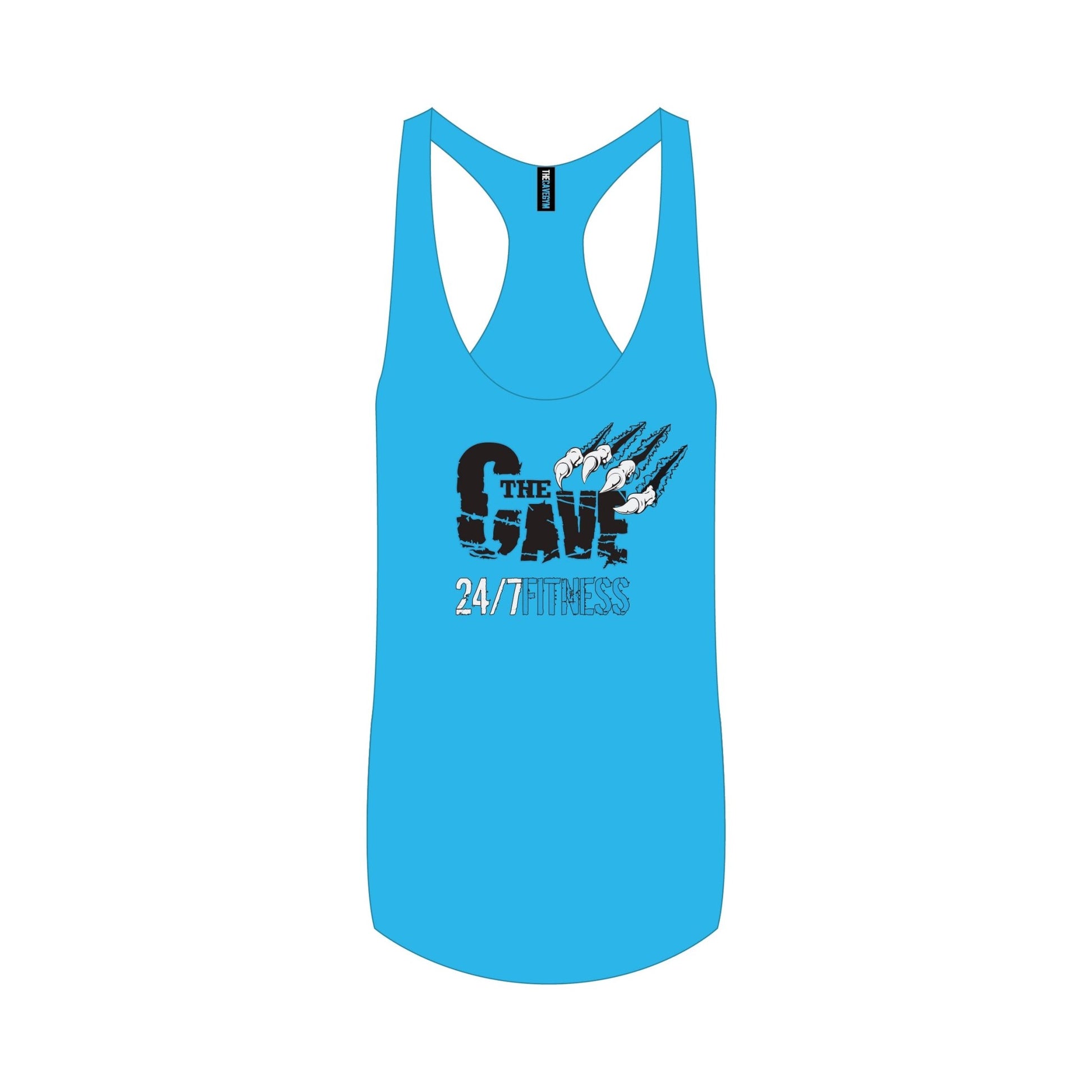 The Cave Gym - Stringer Singlet - Merchandise - Blue - Cave Sports Nutrition