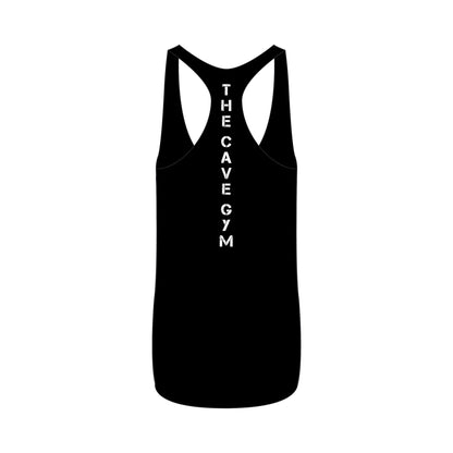 The Cave Gym - Stringer Singlet - Merchandise - Black - Cave Sports Nutrition