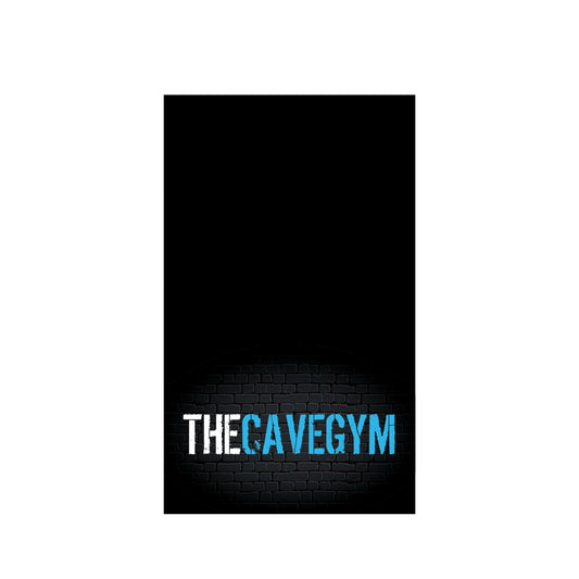 The Cave Gym - Towel - Merchandise - Black - Cave Sports Nutrition