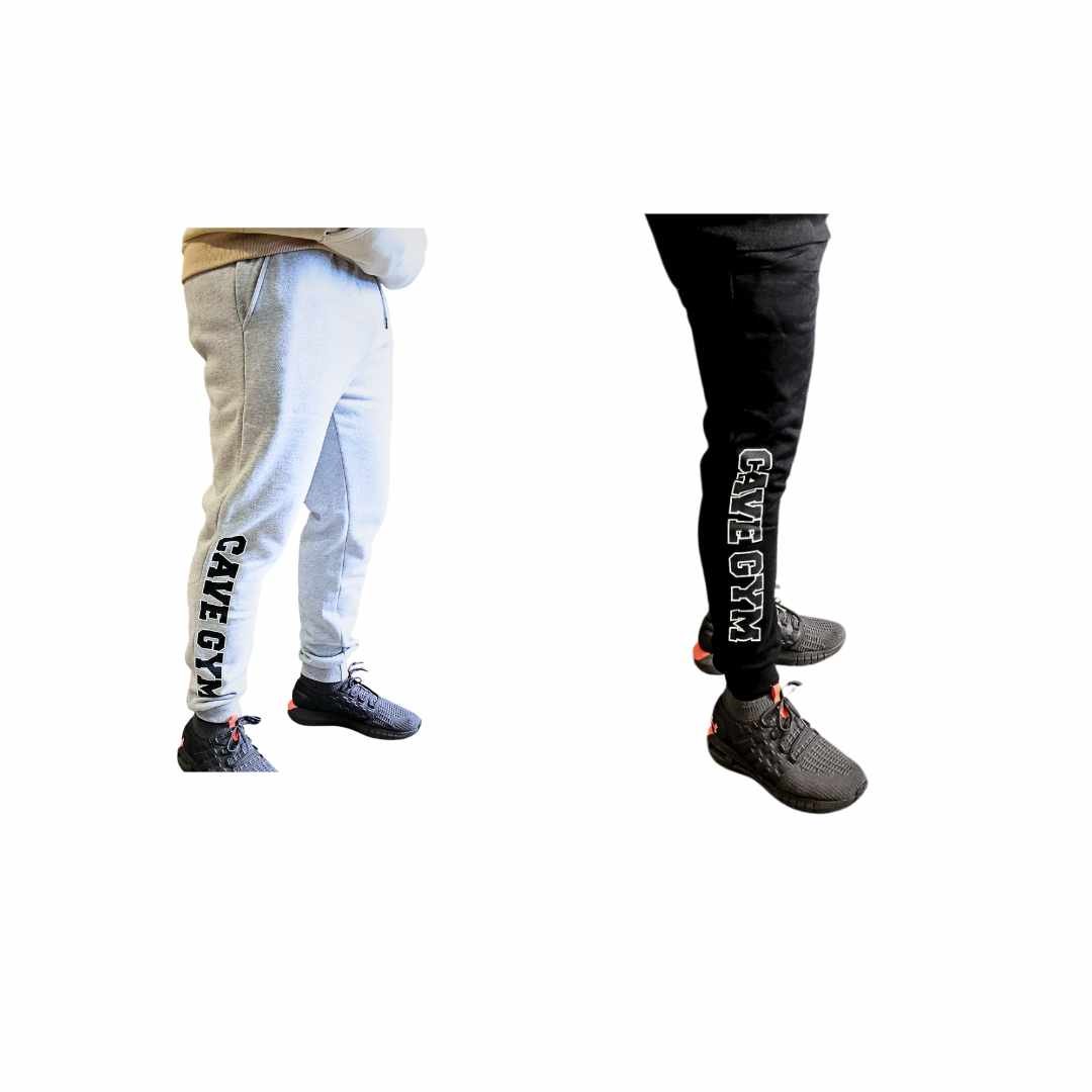 The Cave Gym - Track Pants 320gsm - Merchandise - Black - Cave Sports Nutrition