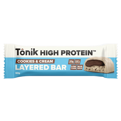 Tonik - High Protein Bar - Cafe - 60g - Cave Sports Nutrition