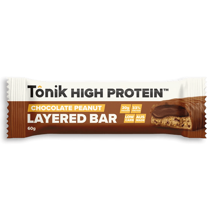 Tonik - High Protein Bar - Cafe - 60g - Cave Sports Nutrition