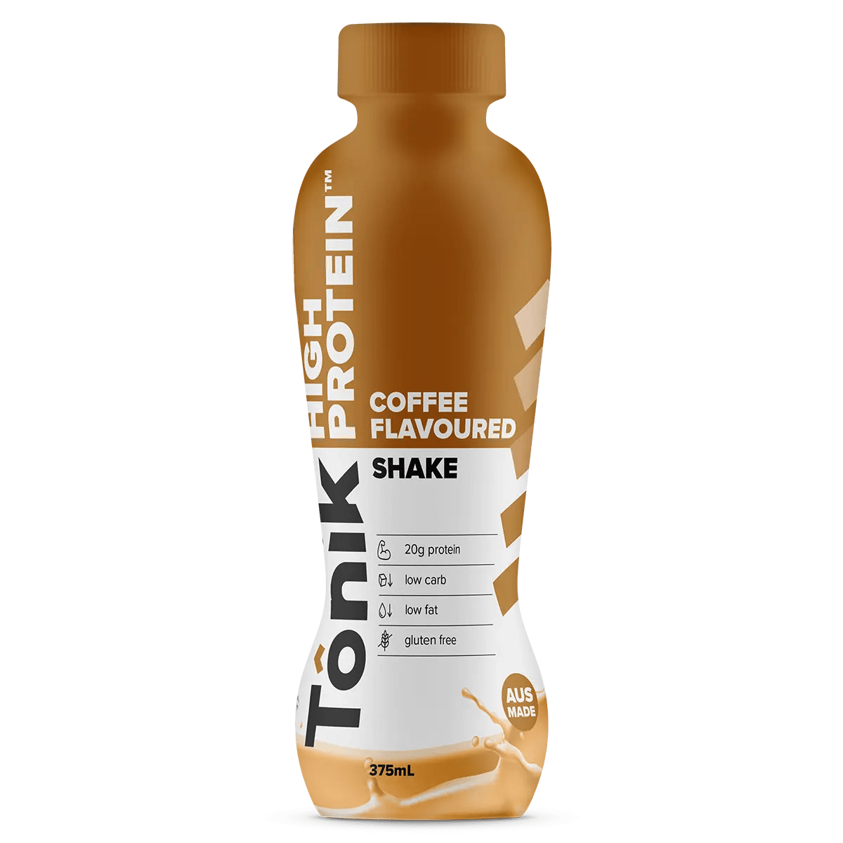 Tonik - High Protein Shake RTD - Cafe - 375ml - Cave Sports Nutrition