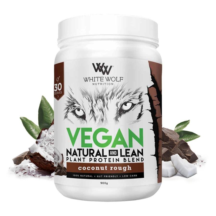 White Wolf - Natural & Lean Vegan Protein - Supplements - 900g - Cave Sports Nutrition