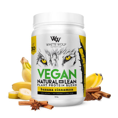 White Wolf - Natural & Lean Vegan Protein - Supplements - 900g - Cave Sports Nutrition