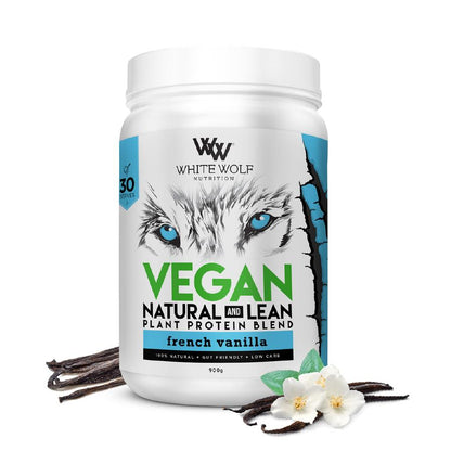 White Wolf - Natural & Lean Vegan Protein - Supplements - 900g - Cave Sports Nutrition