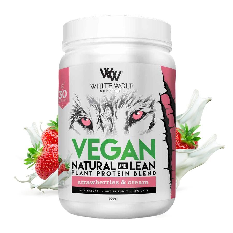 White Wolf - Natural & Lean Vegan Protein - Supplements - 900g - Cave Sports Nutrition