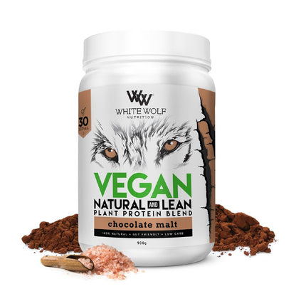 White Wolf - Natural & Lean Vegan Protein - Supplements - 900g - Cave Sports Nutrition